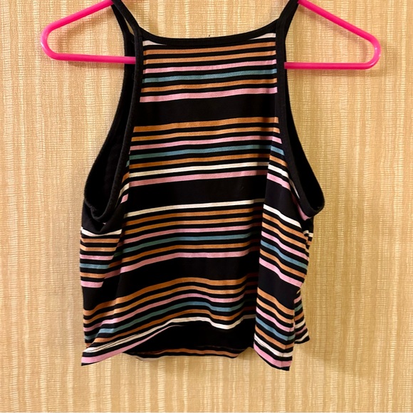 Torrid Foxy High Neck Crop Top Striped 0 - Picture 7 of 7